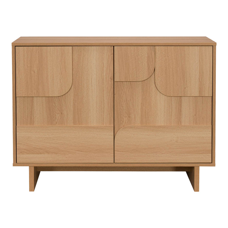 Μπουφές Jenfia  mdf σε φυσική απόχρωση 101,2x39x75,5εκ - Pakobazaar