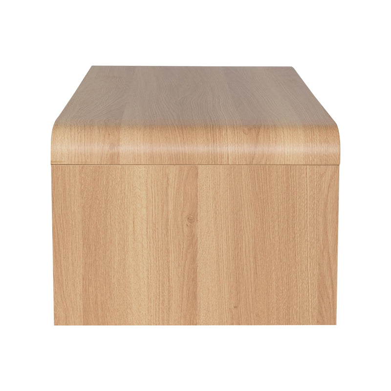 Τραπέζι σαλονιού Kelba  mdf σε φυσική απόχρωση 100x50x35,5εκ - Pakobazaar