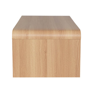 Τραπέζι σαλονιού Kelba  mdf σε φυσική απόχρωση 100x50x35,5εκ - Pakobazaar