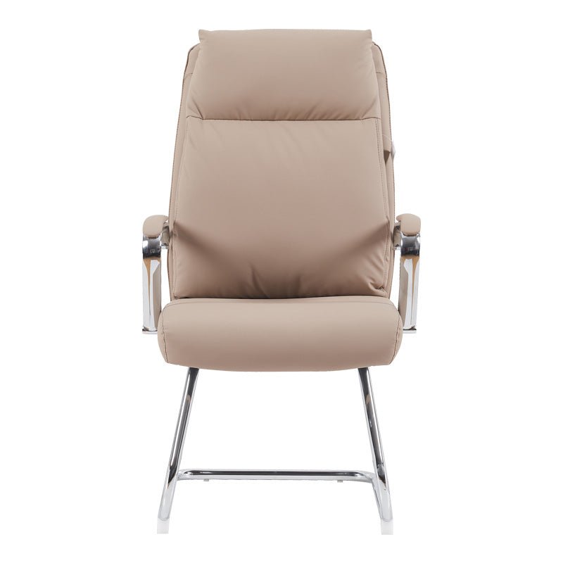Καρέκλα επισκέπτη Siquel I  pu σε cappuccino απόχρωση 58x62x105εκ - Pakobazaar