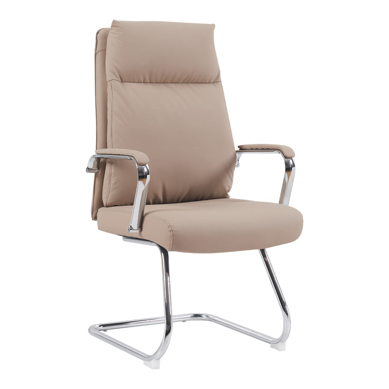 Καρέκλα επισκέπτη Siquel I  pu σε cappuccino απόχρωση 58x62x105εκ - Pakobazaar