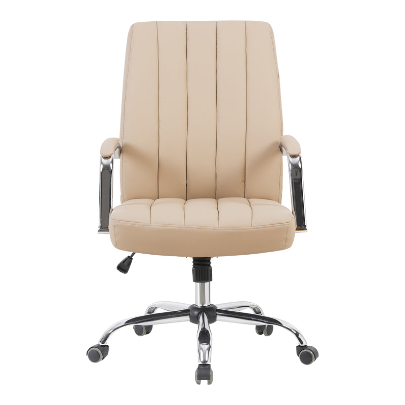 Καρέκλα γραφείου διευθυντή Mido  pu cappuccino 58x71x100-106εκ