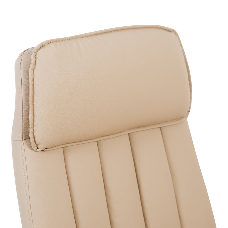 Καρέκλα γραφείου διευθυντή Morales  pu cappuccino 60x70x118-124εκ - Pakobazaar