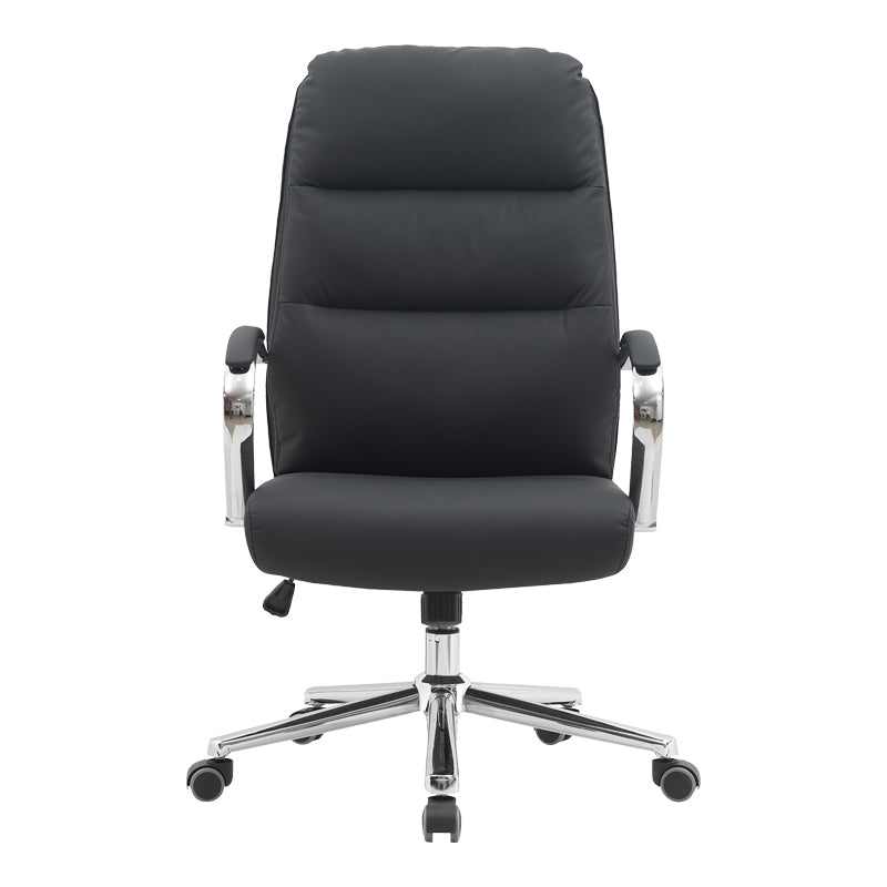 Καρέκλα γραφείου διευθυντή Normie  pu μαύρο 58x65x103-111εκ - Pakobazaar