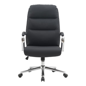 Καρέκλα γραφείου διευθυντή Normie  pu μαύρο 58x65x103-111εκ - Pakobazaar