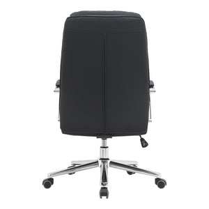 Καρέκλα γραφείου διευθυντή Normie  pu μαύρο 58x65x103-111εκ - Pakobazaar