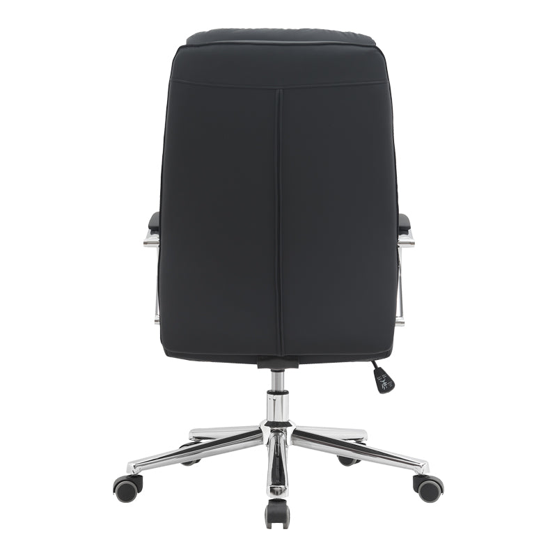 Καρέκλα γραφείου διευθυντή Normie  pu μαύρο 58x65x103-111εκ - Pakobazaar