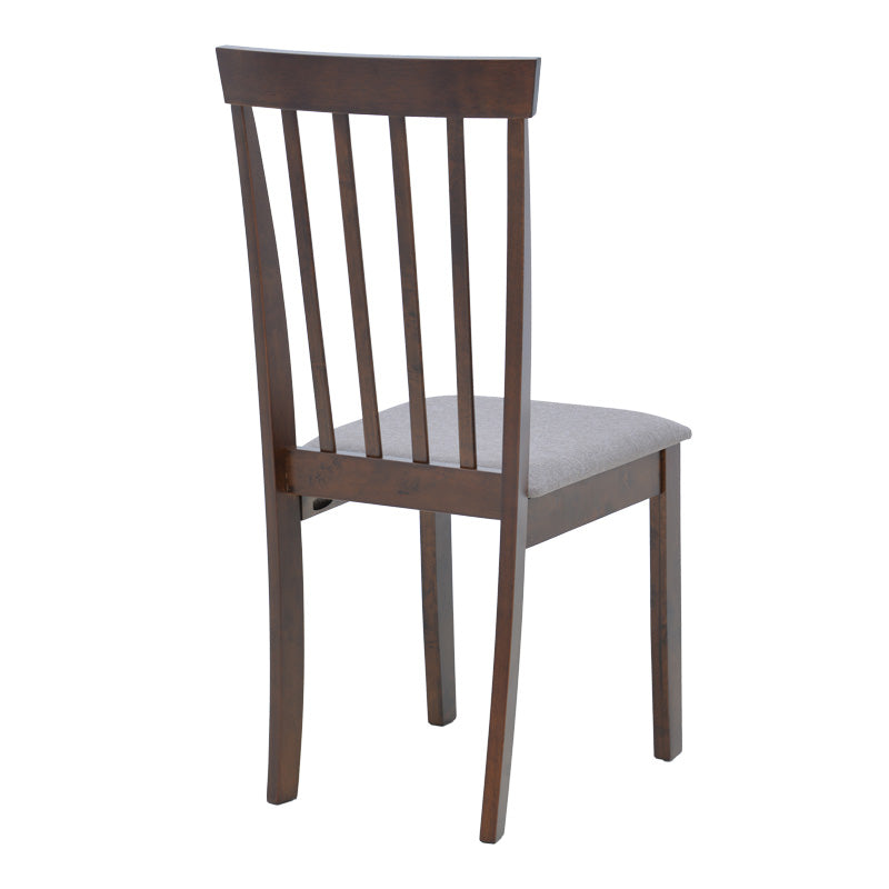 Καρέκλα Houston  rubberwood σε καρυδί απόχρωση 40x49x94εκ - Pakobazaar