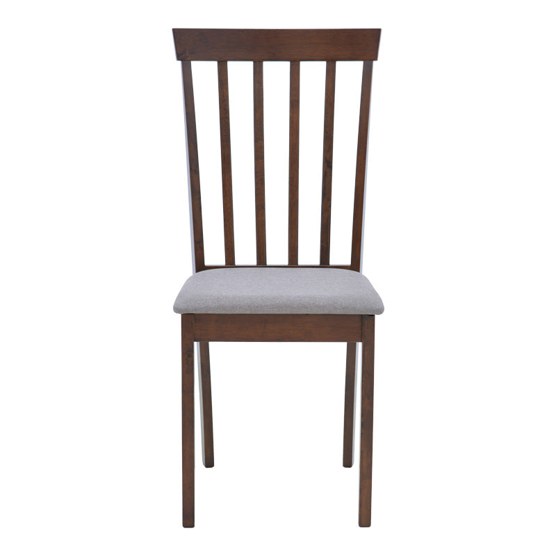 Καρέκλα Houston  rubberwood σε καρυδί απόχρωση 40x49x94εκ - Pakobazaar