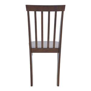 Καρέκλα Houston  rubberwood σε καρυδί απόχρωση 40x49x94εκ - Pakobazaar