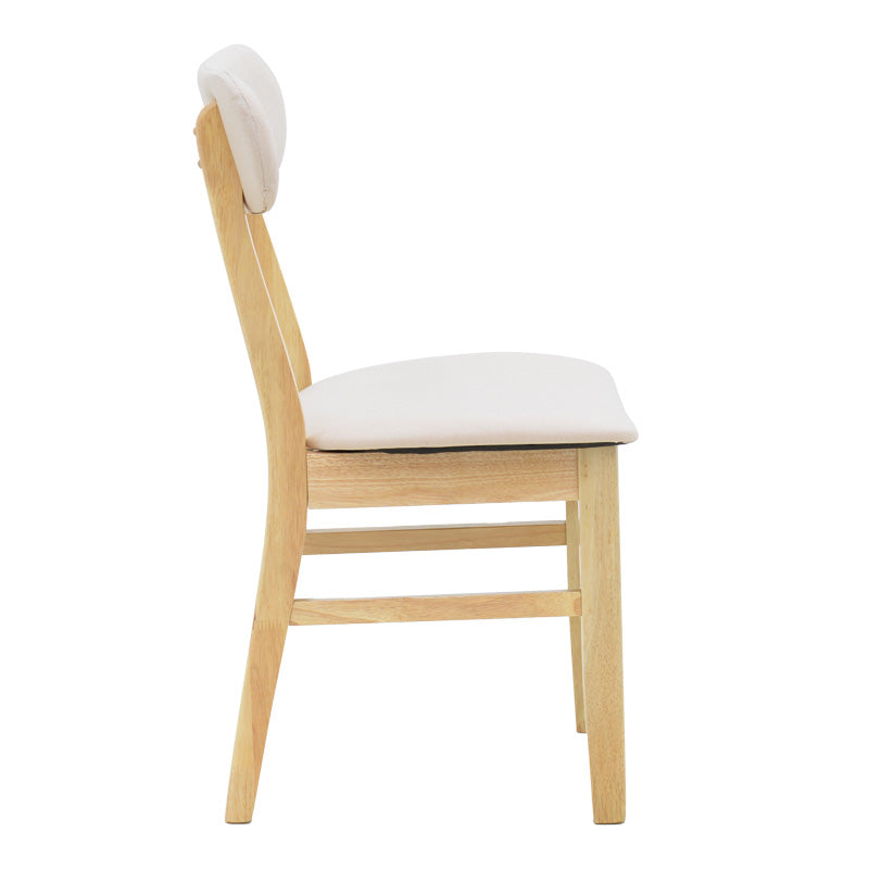 Καρέκλα Gaborn  σε φυσικό-μπεζ απόχρωση 47x47x81,5εκ - Pakobazaar