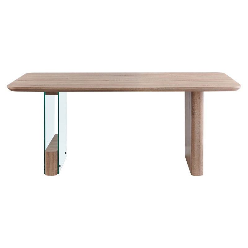 Tραπέζι Faghan  καφέ mdf 180x90x76εκ - Pakobazaar