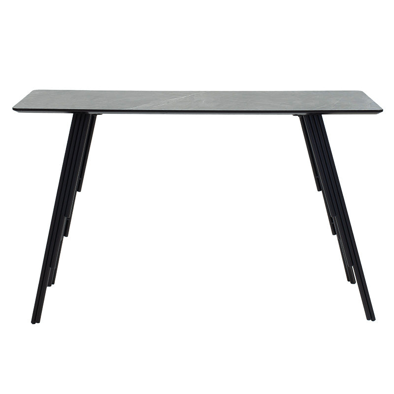 Κονσόλα Lifo  MDF ανθρακί cement-μαύρο 120x40x75εκ - Image 3