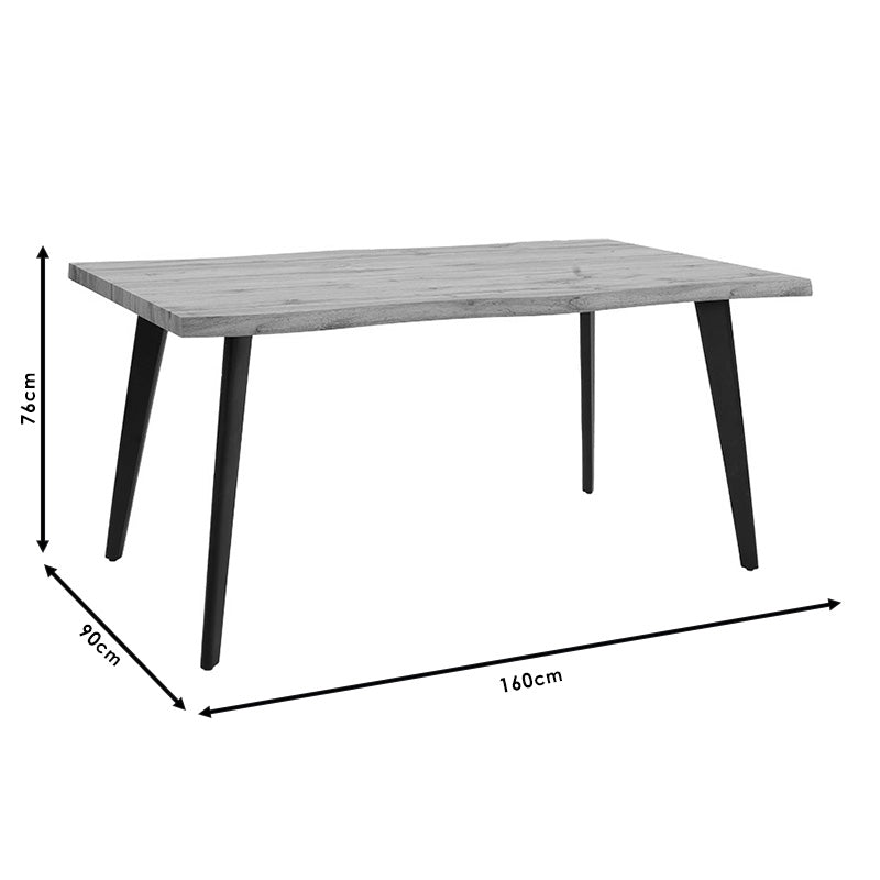 Τραπέζι Velto  MDF sonoma 160x90x76εκ - Pakobazaar