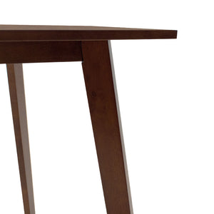 Τραπέζι Benson  MDF σε καρυδί απόχρωση 120x75x75εκ - Pakobazaar