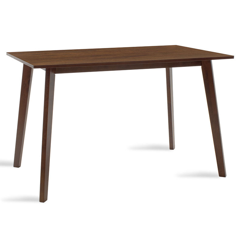 Τραπέζι Benson  MDF σε καρυδί απόχρωση 120x75x75εκ - Pakobazaar