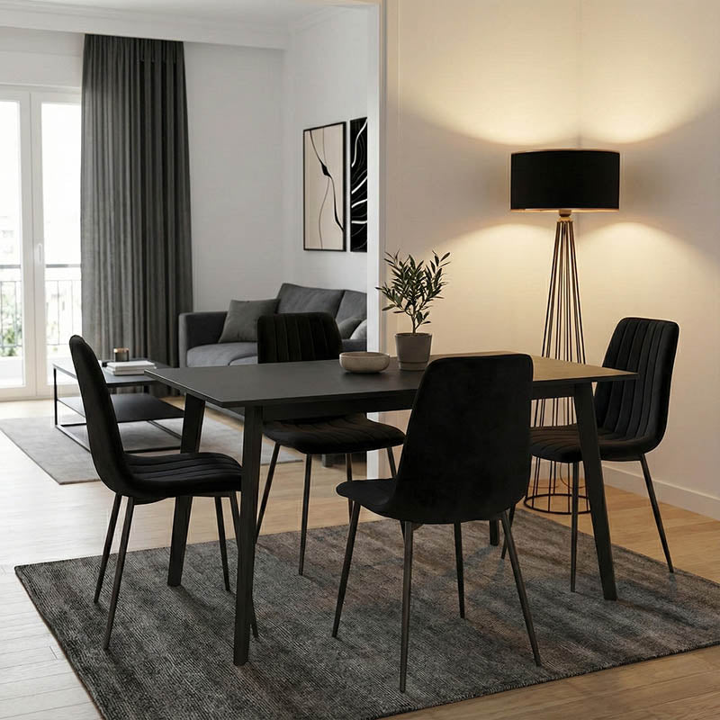 Τραπέζι Benson  MDF σε rustic grey απόχρωση 150x90x75εκ - Pakobazaar