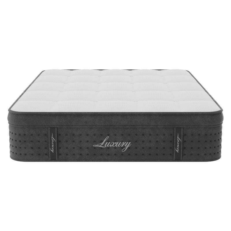 Στρώμα Luxury  pocket spring+gel memory foam+latex μονής όψης aloe vera 34-36cm 160x200εκ - Image 3