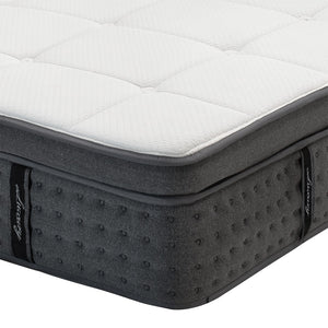 Στρώμα Luxury  pocket spring+gel memory foam+latex μονής όψης aloe vera 34-36cm 160x200εκ - Image 5