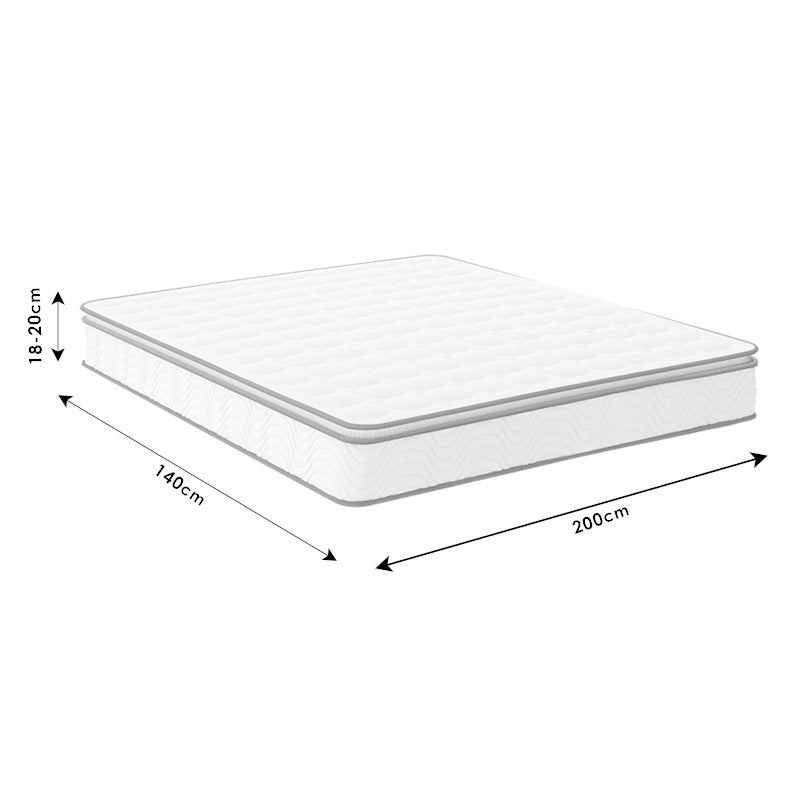 Στρώμα Perfecto  Continuous springs μονής όψης ανώστρωμα 22-24cm 140x200εκ - Pakobazaar