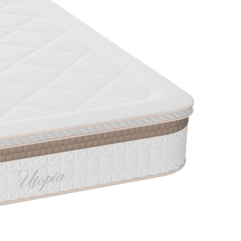 Στρώμα Utopia  pocket spring με ανώστρωμα aloe vera 30-32cm 140x200εκ - Pakobazaar