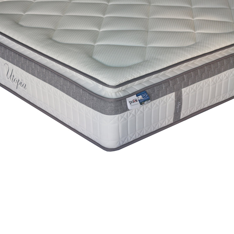 Στρώμα Utopia  pocket spring μονής όψης με ανώστρωμα 30-32cm 140x200εκ - Pakobazaar