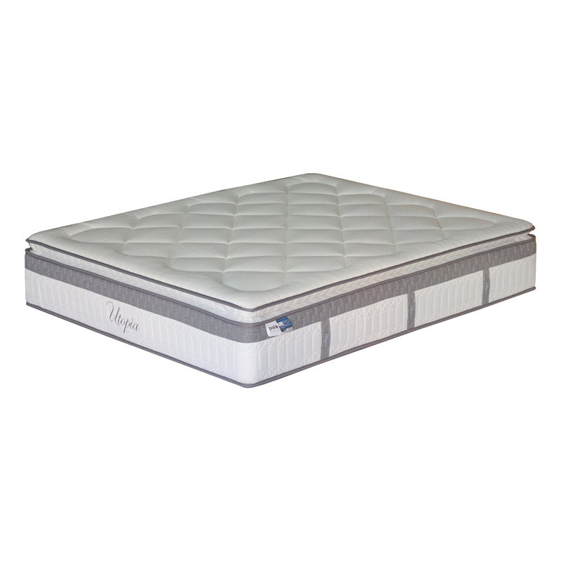 Στρώμα Utopia  pocket spring μονής όψης με ανώστρωμα 30-32cm 140x200εκ - Pakobazaar