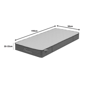 Στρώμα Nemesis  pocket spring roll pack διπλής όψης 20-22cm 90x190εκ - Image 6