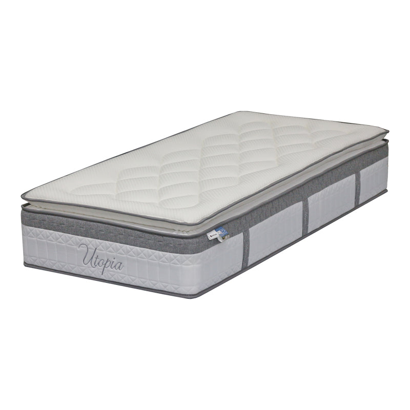 Στρώμα Utopia  pocket spring με ανώστρωμα 30-32cm 90x190εκ - Pakobazaar