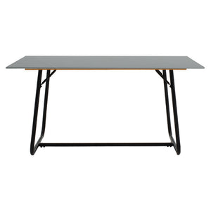 Τραπέζι Revello  sintered stone μαύρο μαρμάρου-μαύρο 150x90x75εκ - Pakobazaar