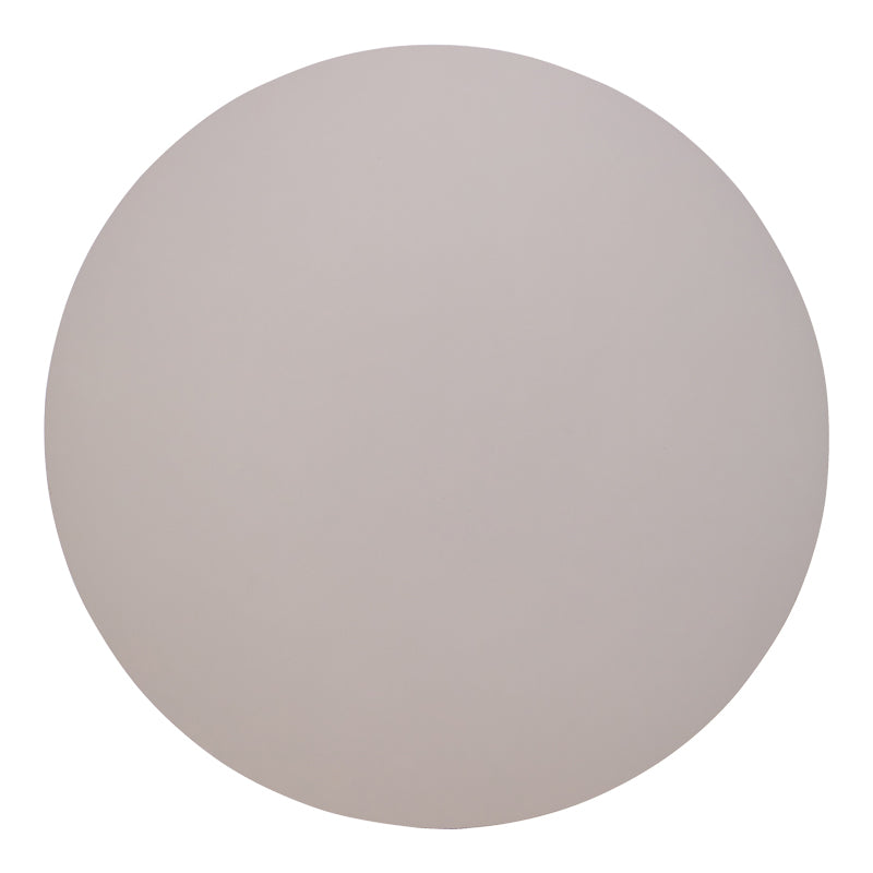 Τραπέζι Dammero  mdf σε cream απόχρωση με πόδι μαύρο μέταλλο Φ100x75εκ - Image 4