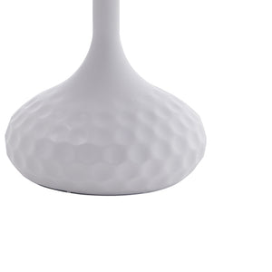 Βοηθητικό τραπέζι Fabron Inart λευκό sintered stone Φ50x52εκ - Image 4