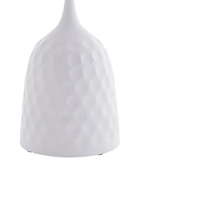 Βοηθητικό τραπέζι Kousien Inart λευκό sintered stone Φ50x60εκ - Image 4