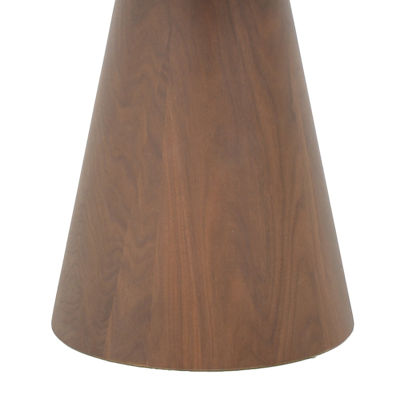 Βοηθητικό τραπέζι Kayano  καρυδί mdf Φ45x50εκ - Image 5