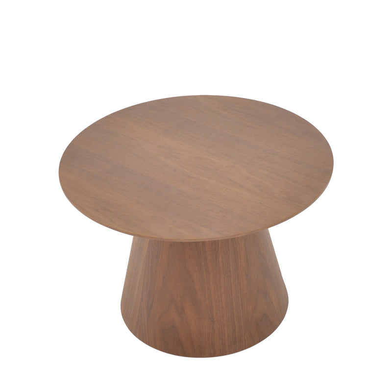 Τραπέζι σαλονιού Kayano  καρυδί mdf Φ60x40εκ - Image 3