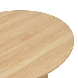 Τραπέζι σαλονιού Opols  mdf σε φυσική απόχρωση Φ90x42εκ - Pakobazaar