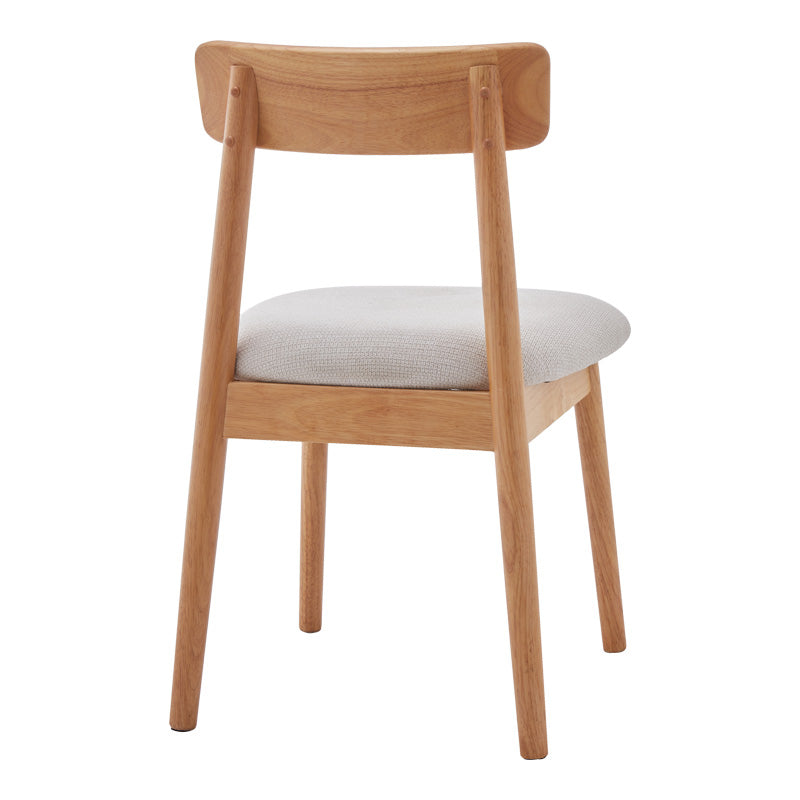 Καρέκλα Tullo  rubberwood σε φυσική απόχρωση 46x45x78εκ - Pakobazaar