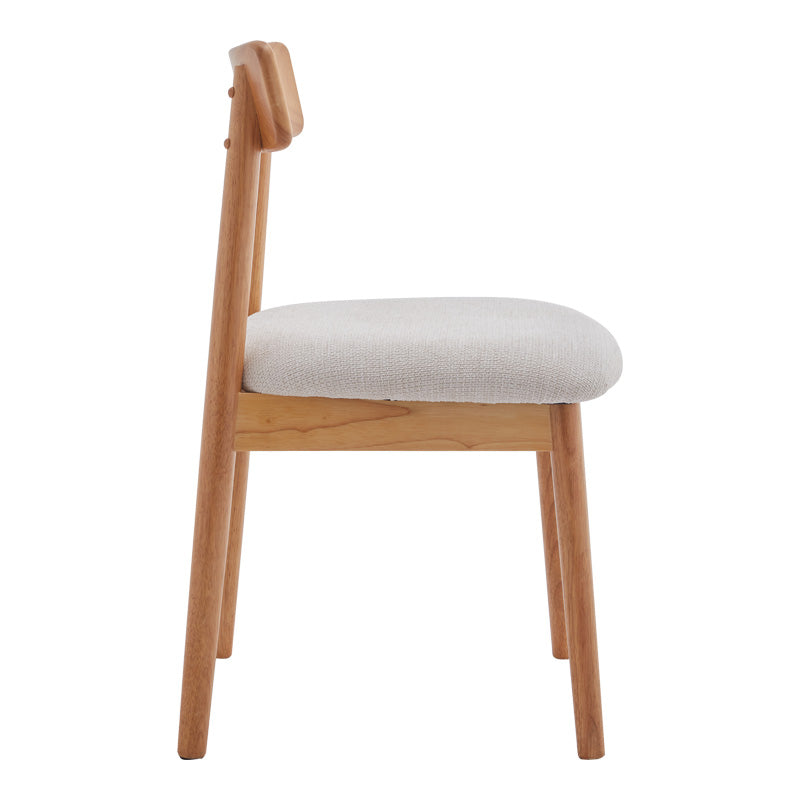 Καρέκλα Tullo  rubberwood σε φυσική απόχρωση 46x45x78εκ - Pakobazaar
