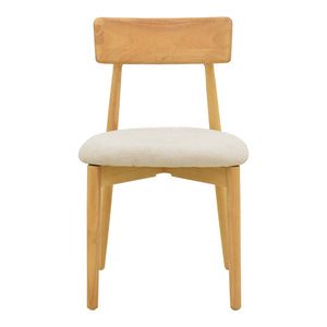 Καρέκλα Tullo  rubberwood σε φυσική απόχρωση 46x45x78εκ - Pakobazaar