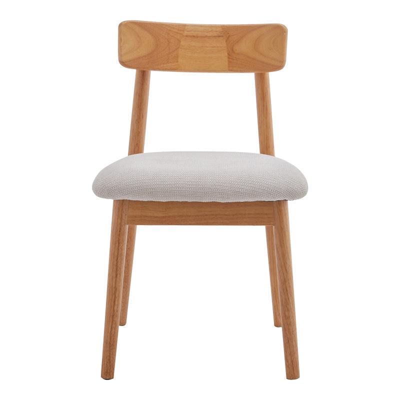 Καρέκλα Tullo  rubberwood σε φυσική απόχρωση 46x45x78εκ - Pakobazaar