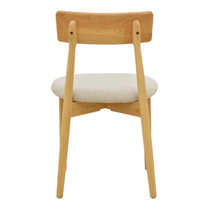 Καρέκλα Tullo  rubberwood σε φυσική απόχρωση 46x45x78εκ - Pakobazaar