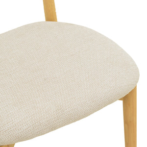 Καρέκλα Tullo  rubberwood σε φυσική απόχρωση 46x45x78εκ - Pakobazaar
