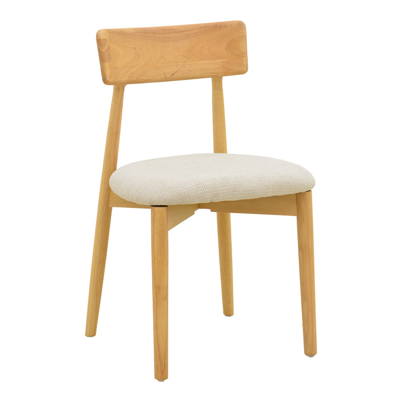 Καρέκλα Tullo  rubberwood σε φυσική απόχρωση 46x45x78εκ - Pakobazaar