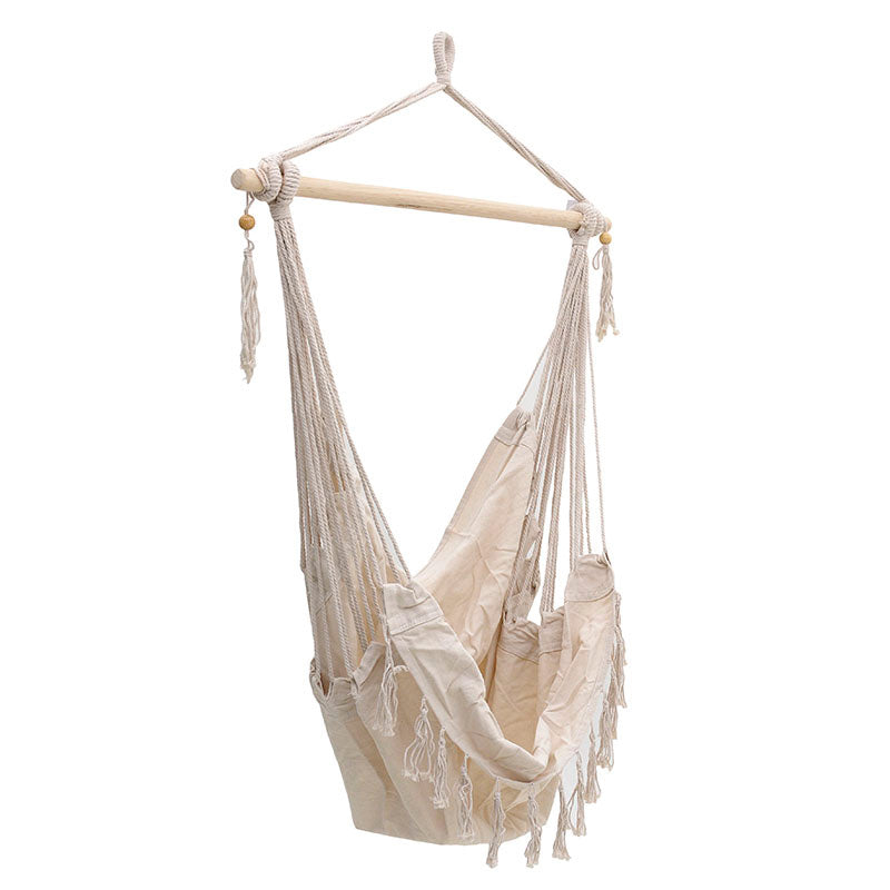 Αιώρα-κούνια κάθισμα Ambition  ύφασμα μπεζ 100x80x130εκ - Image 1