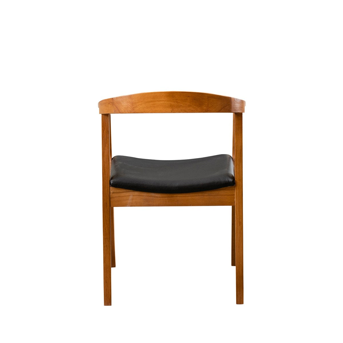 Καρέκλα Frangokastello Καρυδί - Μαύρο 50x53x70 εκ.