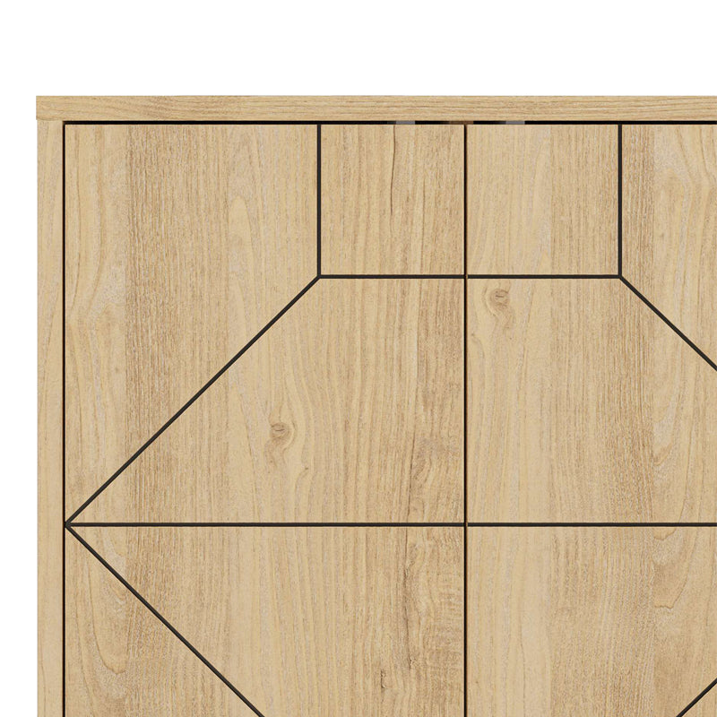 Μπουφές Dune  σε φυσική απόχρωση 181x35x77.4εκ - Image 5