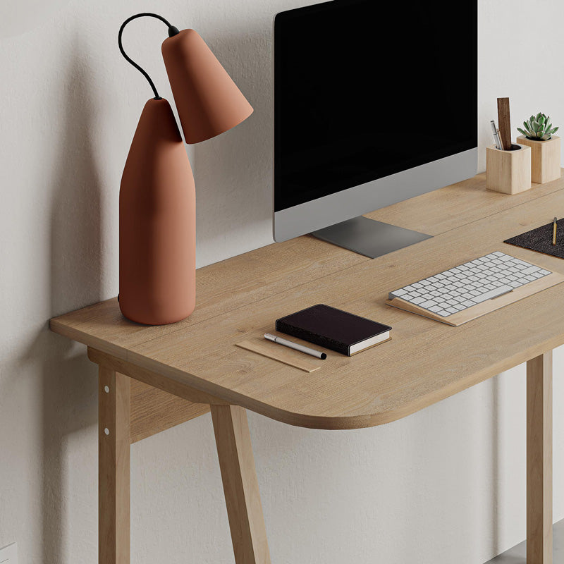 Γραφείο Malia  σε oak απόχρωση 120x60.5x75εκ - Pakobazaar