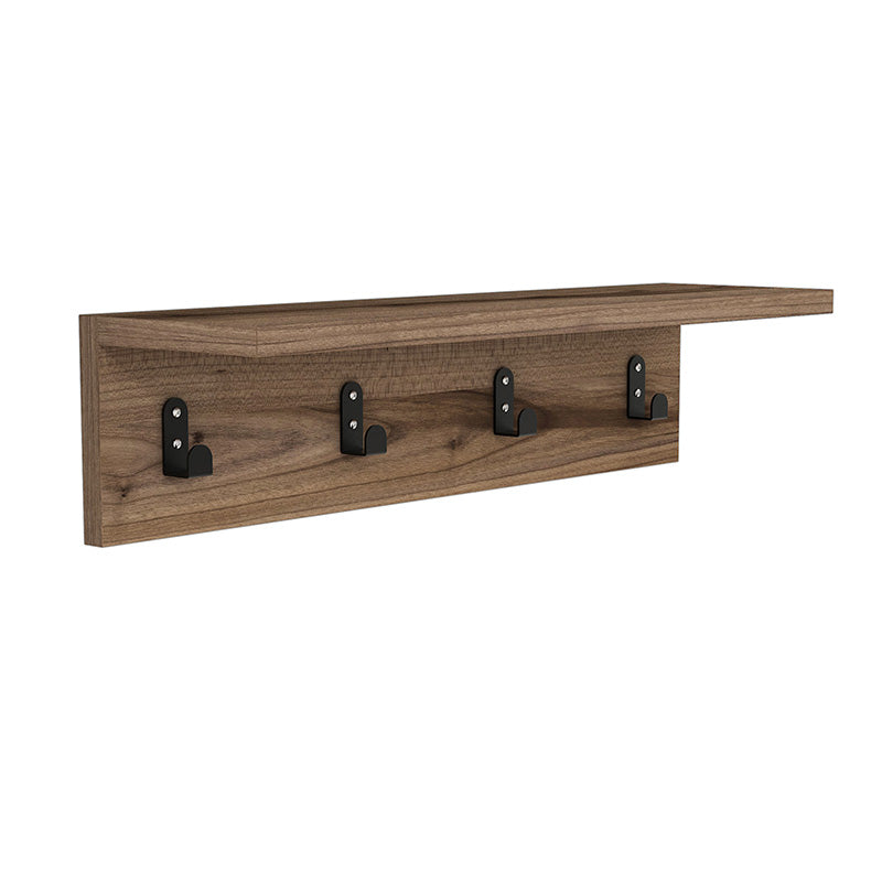 Κρεμάστρα Mulan  χρώμα καρυδί 60x16x14.5εκ - Pakobazaar