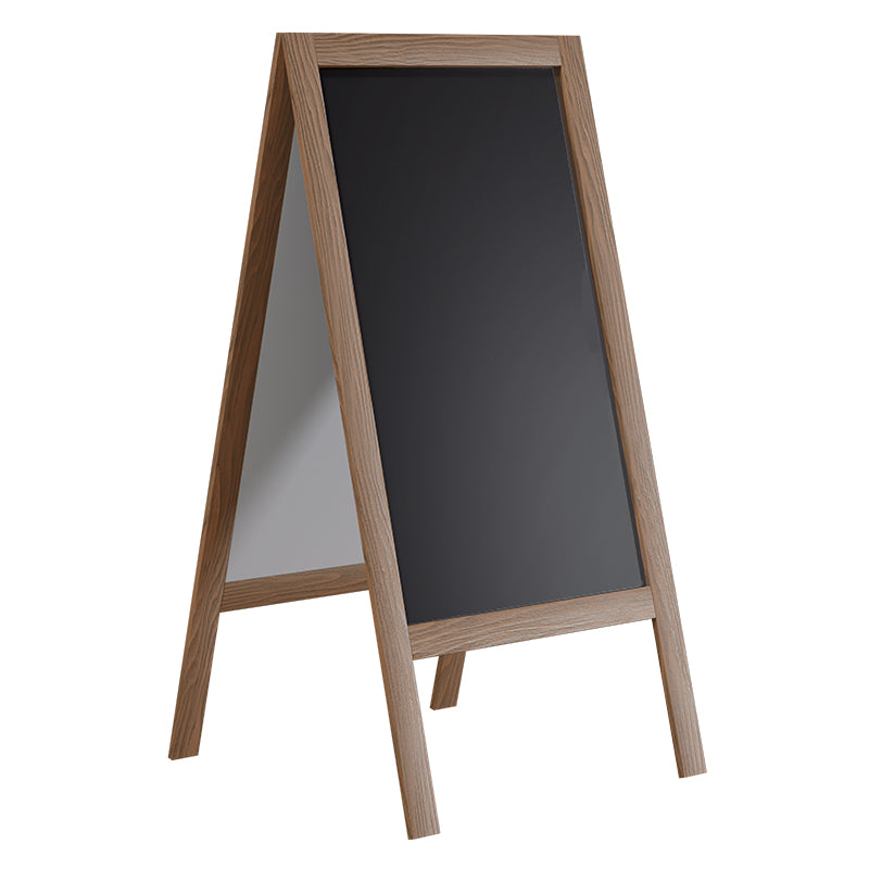 Stand μενού Felex  καρυδί-μαύρο 50x25x100εκ - Pakobazaar