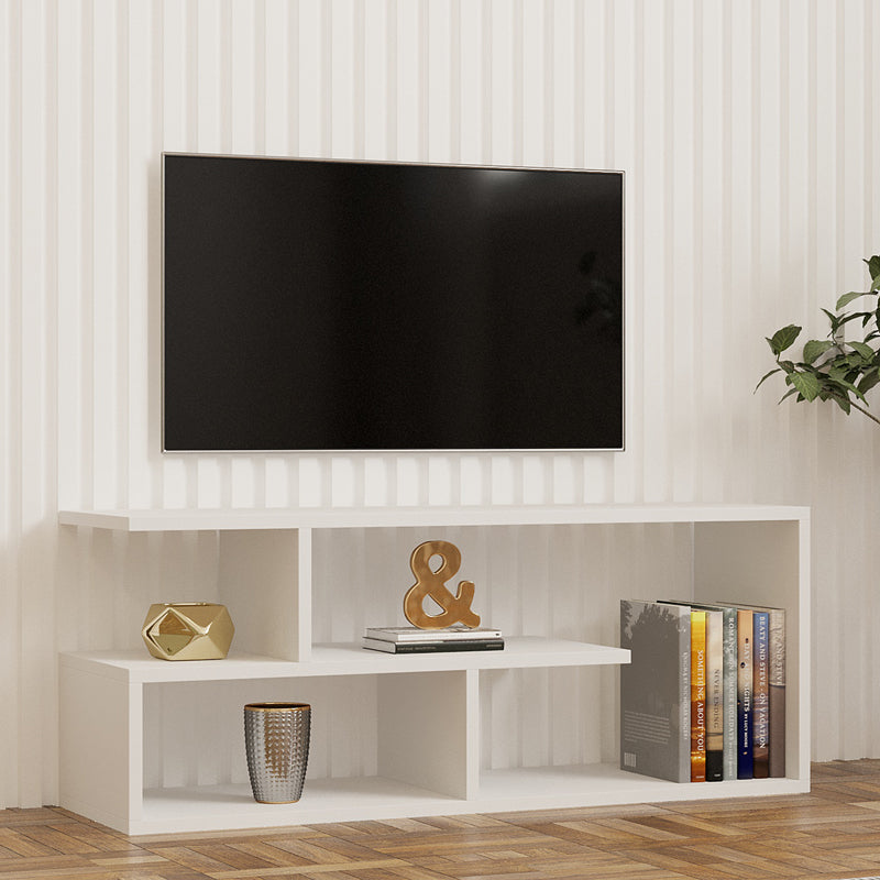 Έπιπλο τηλεόρασης Waldo  λευκό μελαμίνης 100x29,5x40εκ - Image 2